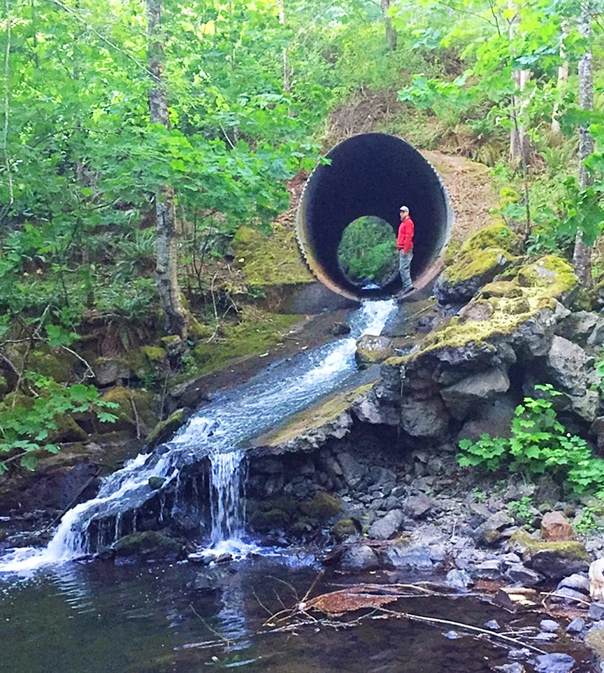 Millstream culvert Before