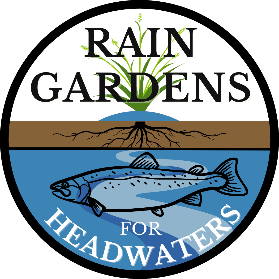 Final Rain Gardens for Headwaters Logo